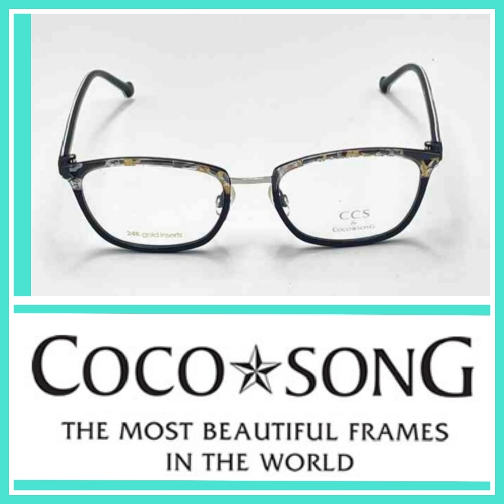 NEW Unique and Stunning Coco Song 24kt Gold inserts CCS 141 Col.3 ||53. 19/135||